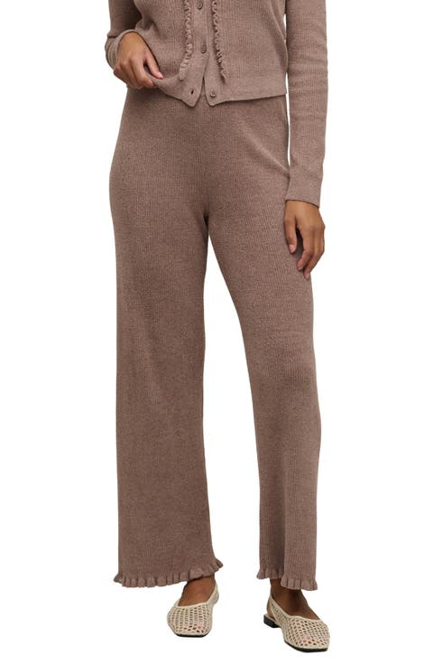 CozyChic® Ultra Lite® Ruffle Rib Ankle Pajama Pants