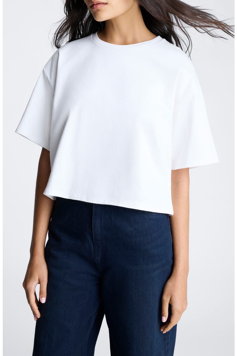 Heavyweight Cotton Jersey T-Shirt, Main, color, PURE WHITE
