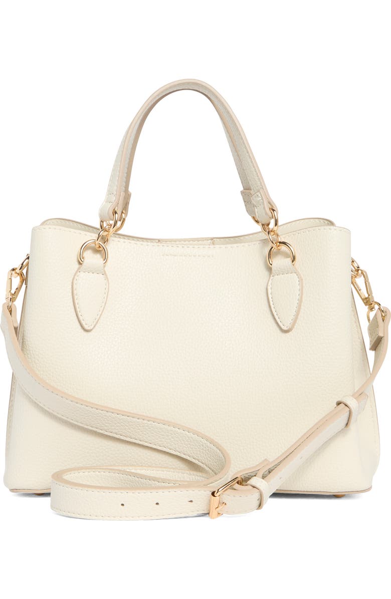 Nanette Lepore Bellamy Triple Compartment Satchel, Alternate, color, Rice - Heart Geo Taupe