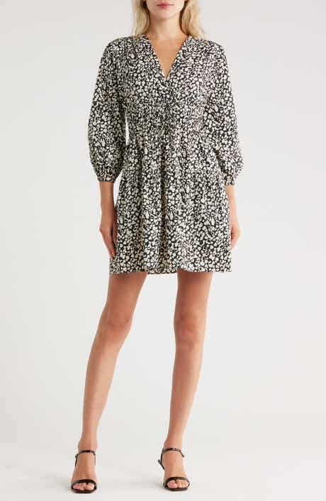 Derek Lam 10 Crosby Luma Leopard Shirtdress