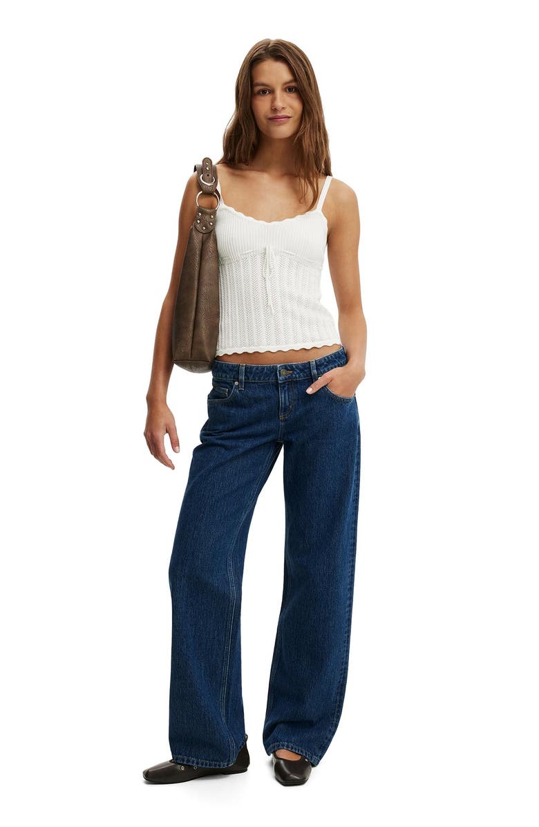 Cotton On Women's Scallop Edge Knit Cami, Alternate, color, 