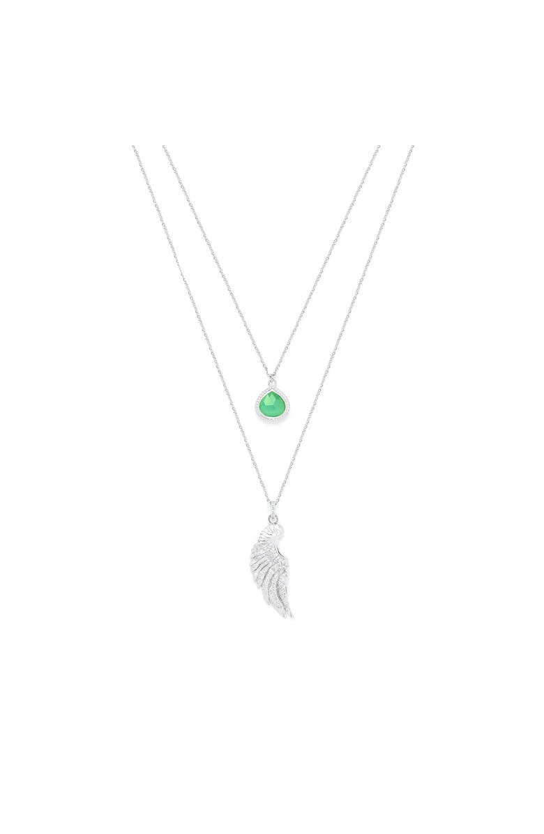 Seven Saints Archangel Raphael Angel of Healing Necklace, Main, color, White