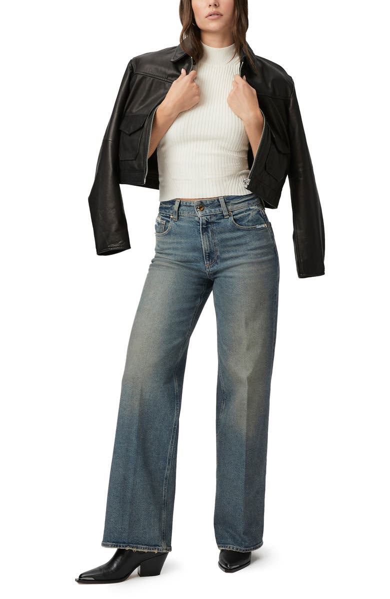 PAIGE Sasha High Waist Wide Leg Jeans, Alternate, color,