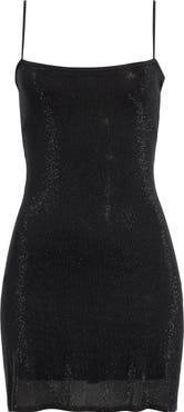 Alexander Wang Clear Beaded Minidress