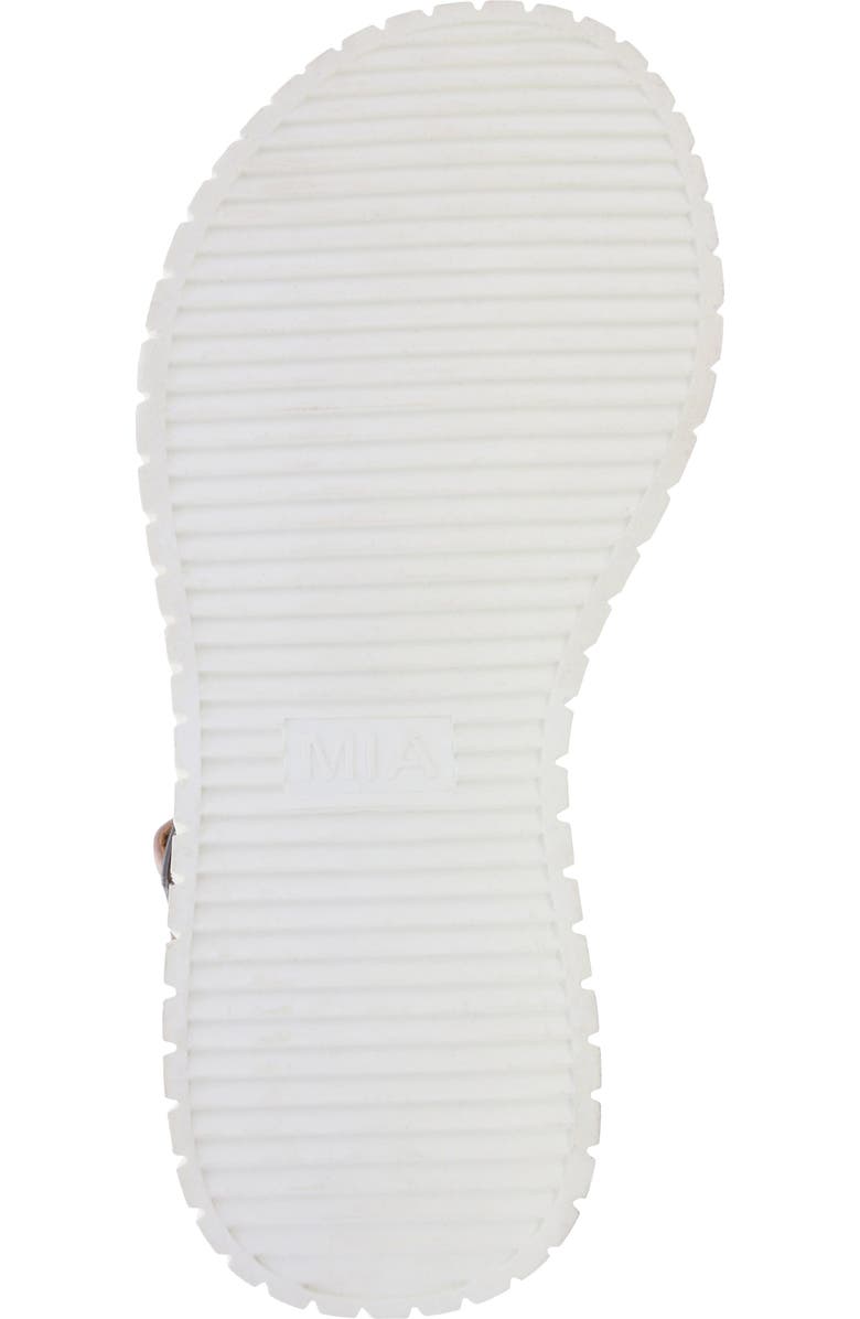 MIA Yanis Ankle Strap Platform Wedge Sandal, Alternate, color, White