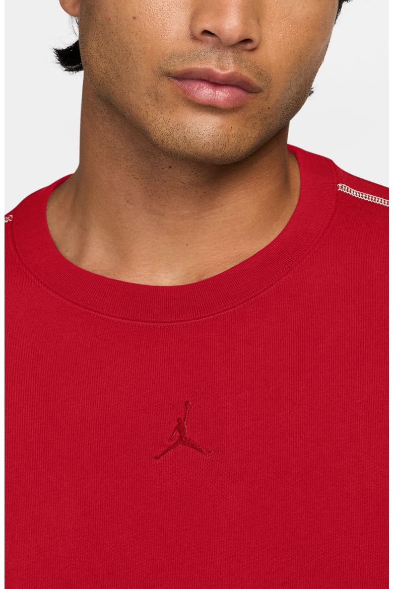 Flight Heavyweight T-Shirt, Alternate, color, UNIVERSITY RED/ SAIL