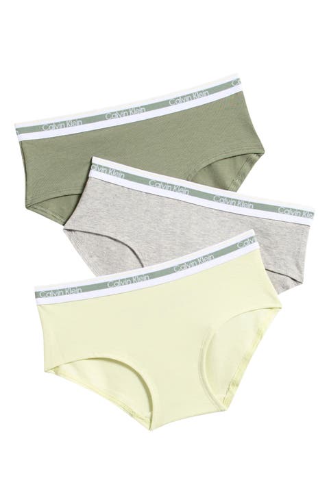 Kids' Assorted 3-Pack Varsity Stretch Cotton Hipster Briefs (Big Kid)