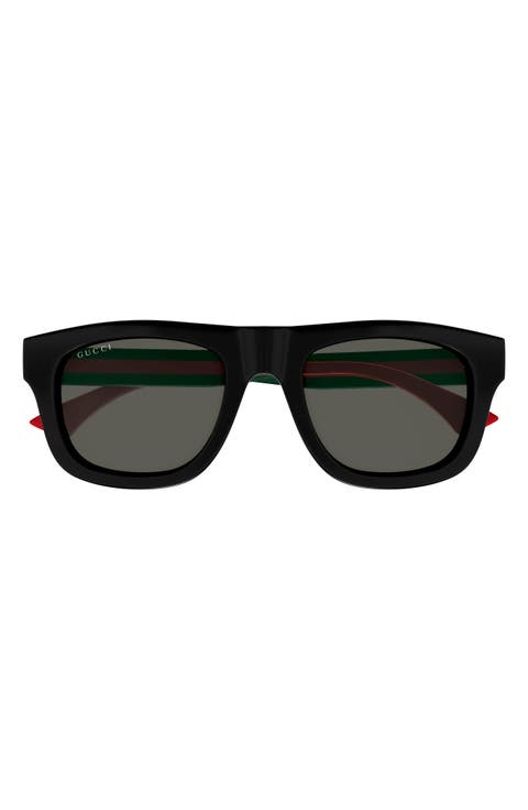 52mm Square Sunglasses