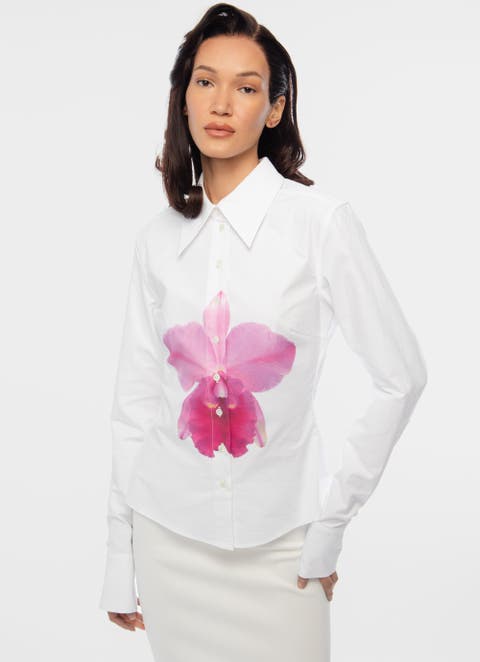 Frankie Orchid Button Down