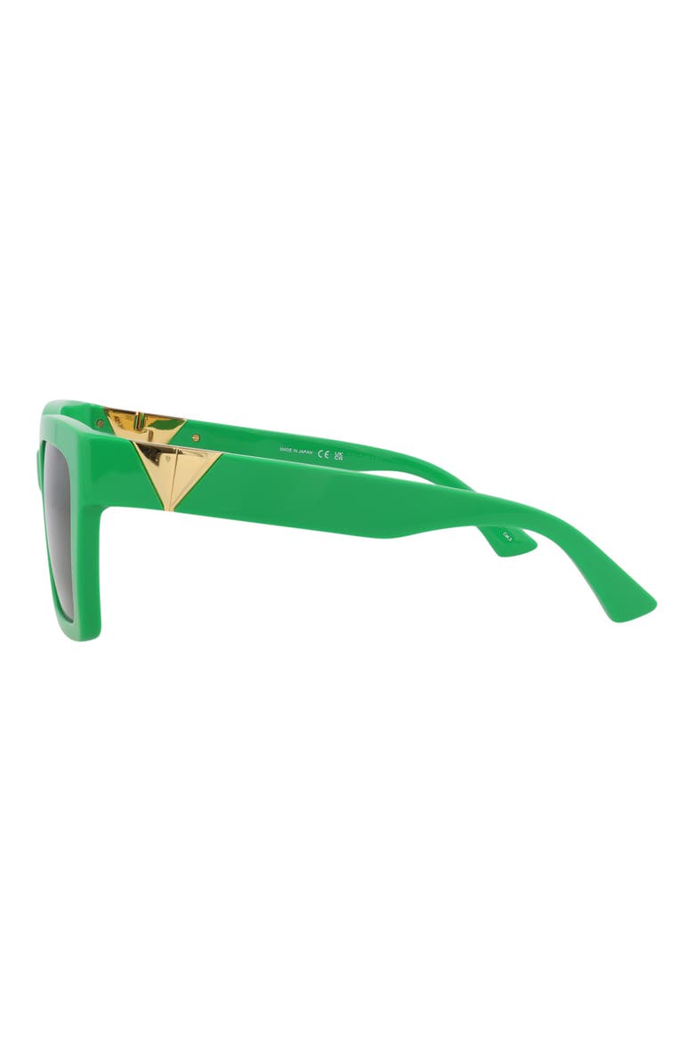 55mm Square Sunglasses, Alternate, color, GREEN GREEN GREEN