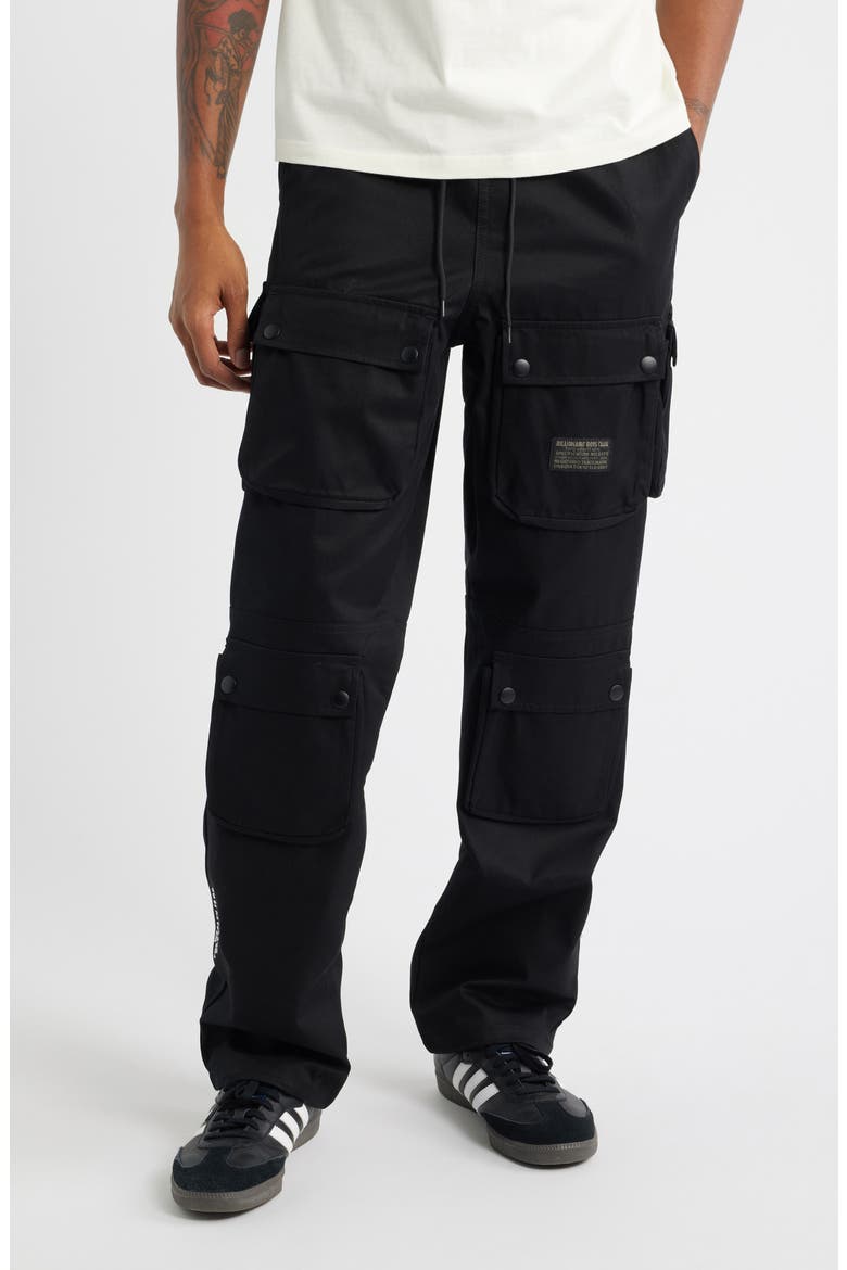 BB Hemisphere Cotton Twill Cargo Pants, Main, color, BLACK