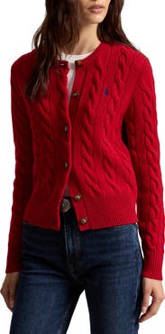 Polo Ralph Lauren Wool & Cashmere Cable Stitch Cardigan
