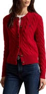 Polo Ralph Lauren Wool & Cashmere Cable Stitch Cardigan