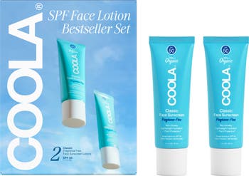 COOLA Fragrance Free Face SPF 50 Duo
