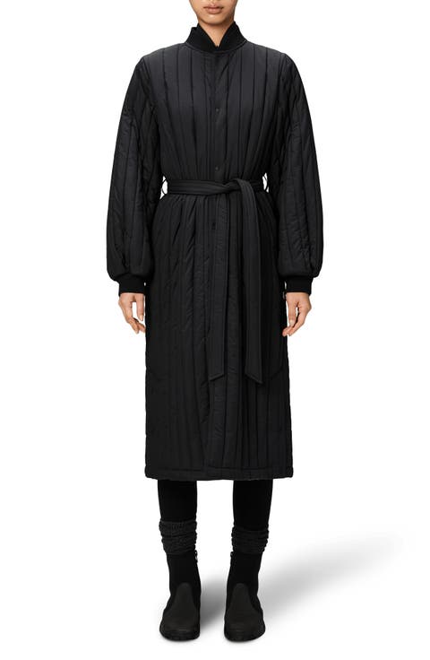 Banja Belted Quilted Liner Coat