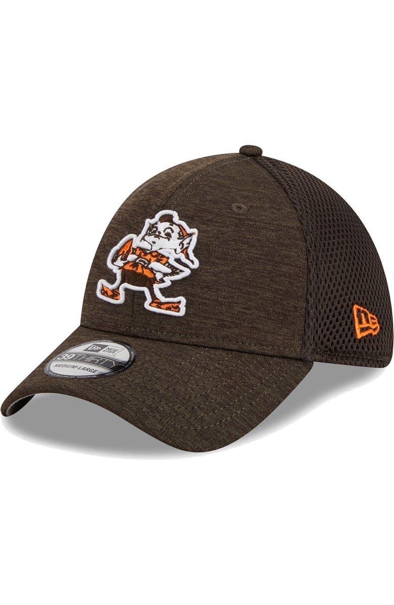 New Era Men's New Era  Brown Cleveland Browns Gridiron Classics 39THIRTY Flex Hat, Main, color, 