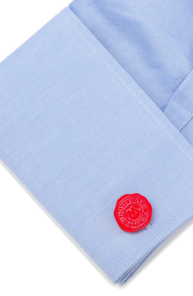 Cufflinks, Inc. Cufflinks Inc. Ministry of Magic Wax Stamp Cufflinks, Alternate, color, 