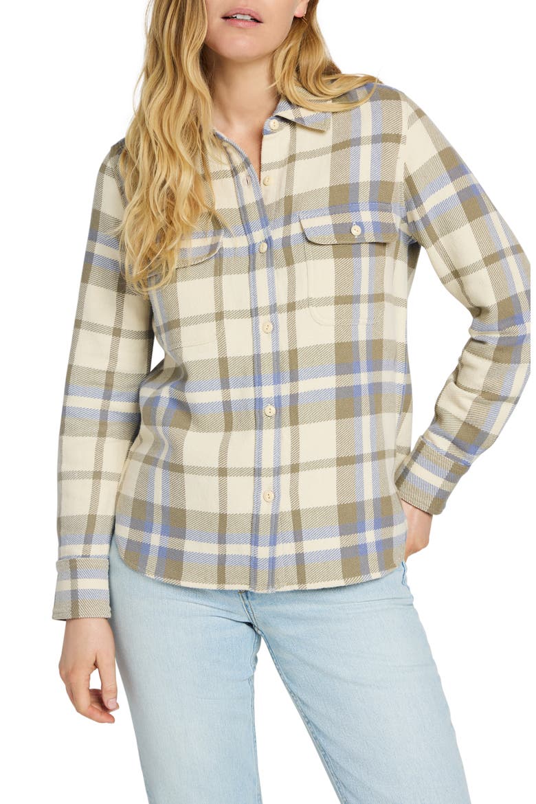 Surf Flannel Shirt, Main, color, OCEAN TREK