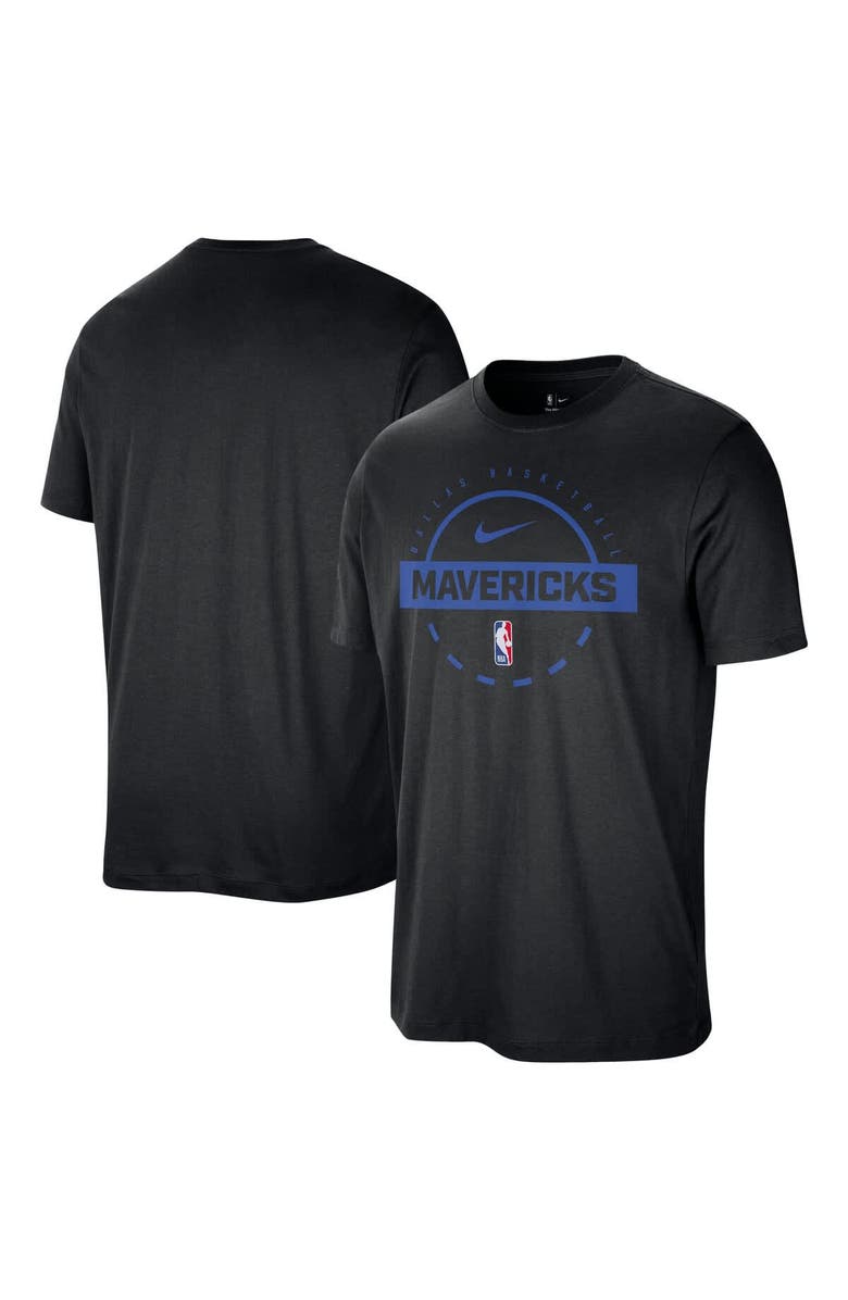 Nike Men's Nike Black Dallas Mavericks Authentic Practice T-Shirt, Main, color, Black