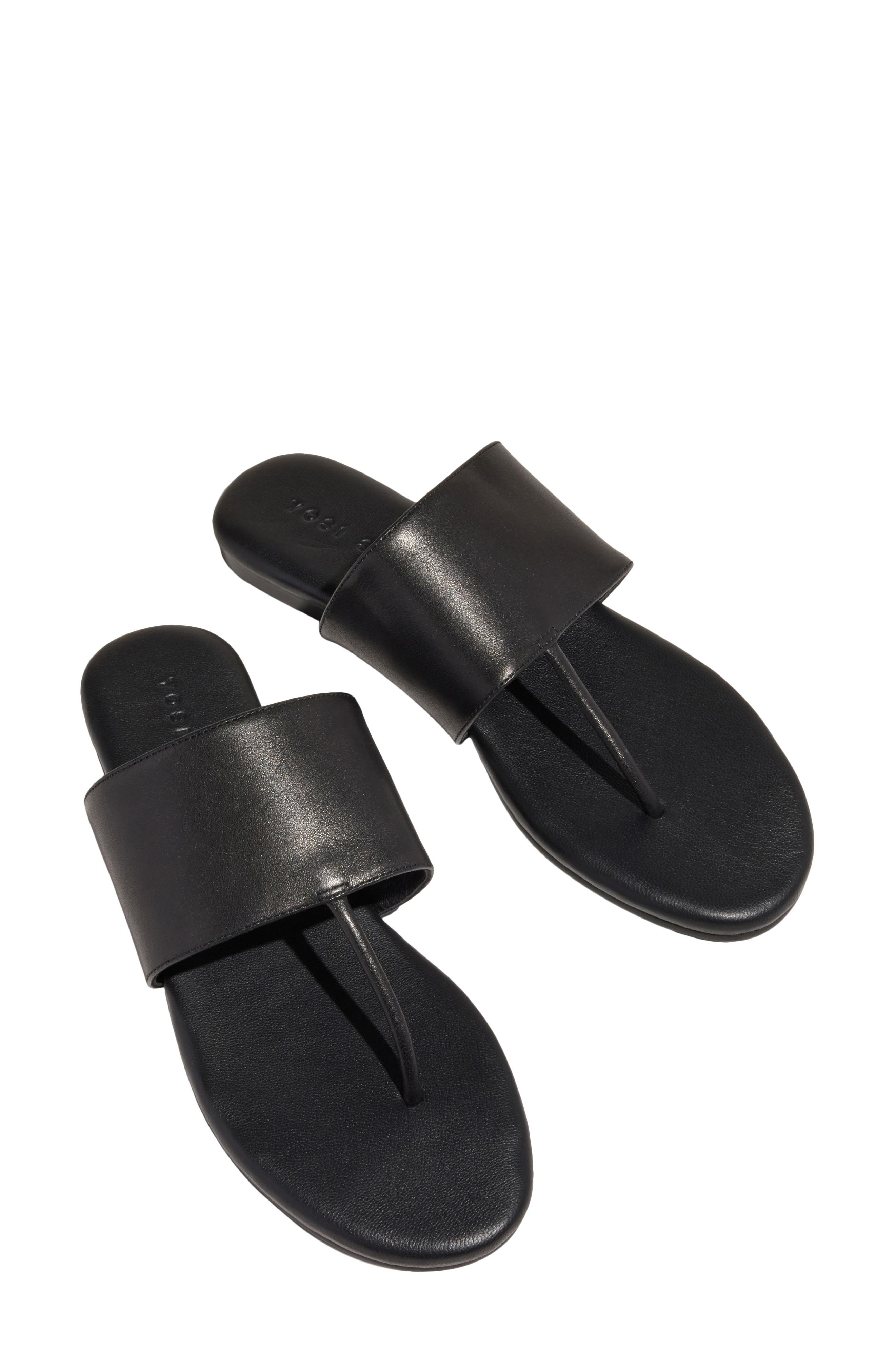 Yosi Samra Ella Flip Flop, Alternate, color, Black