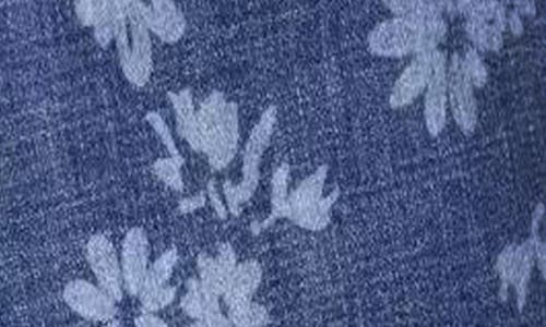 Hint Of Blu High Waist Slim Straight Leg Jeans In Blue