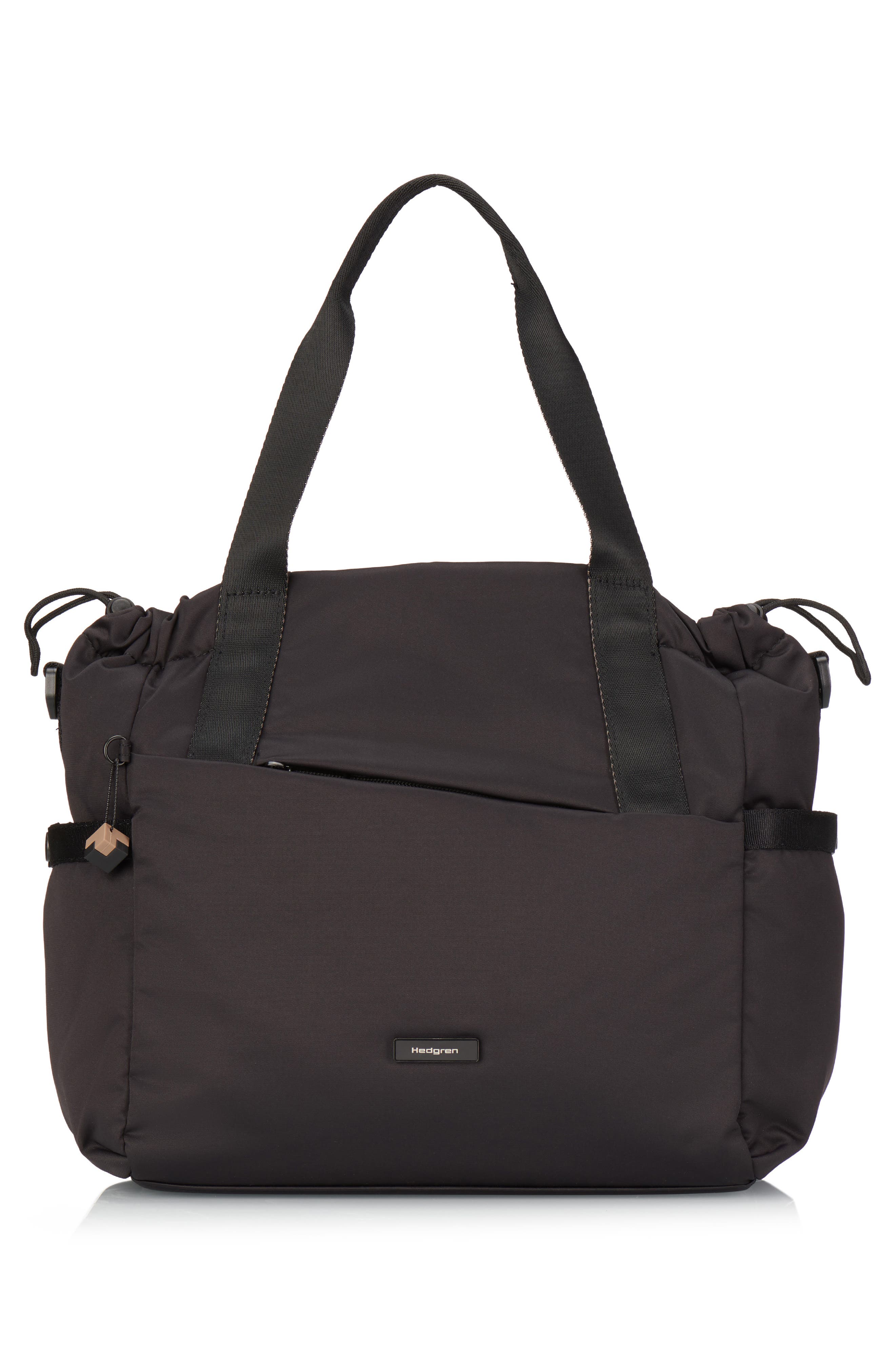 Hedgren Galactic Water Repellent Tote Bag, Alternate, color, Black