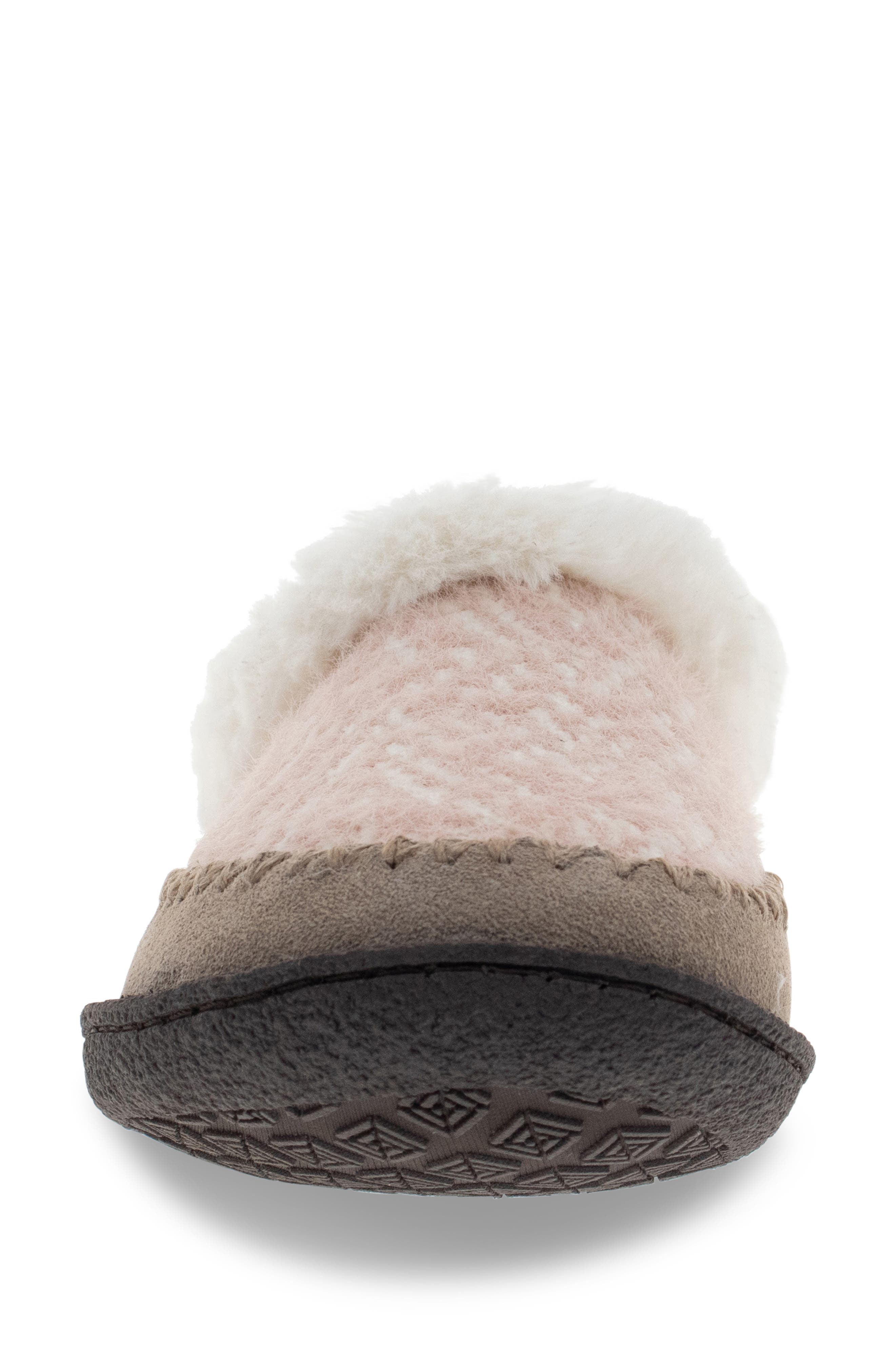 Serene Faux Fur Slipper, Alternate, color, TAUPE BLUSH