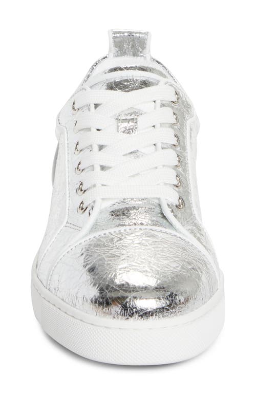 Christian Louboutin Louise Orlato Metallic Red Sole Sneakers
