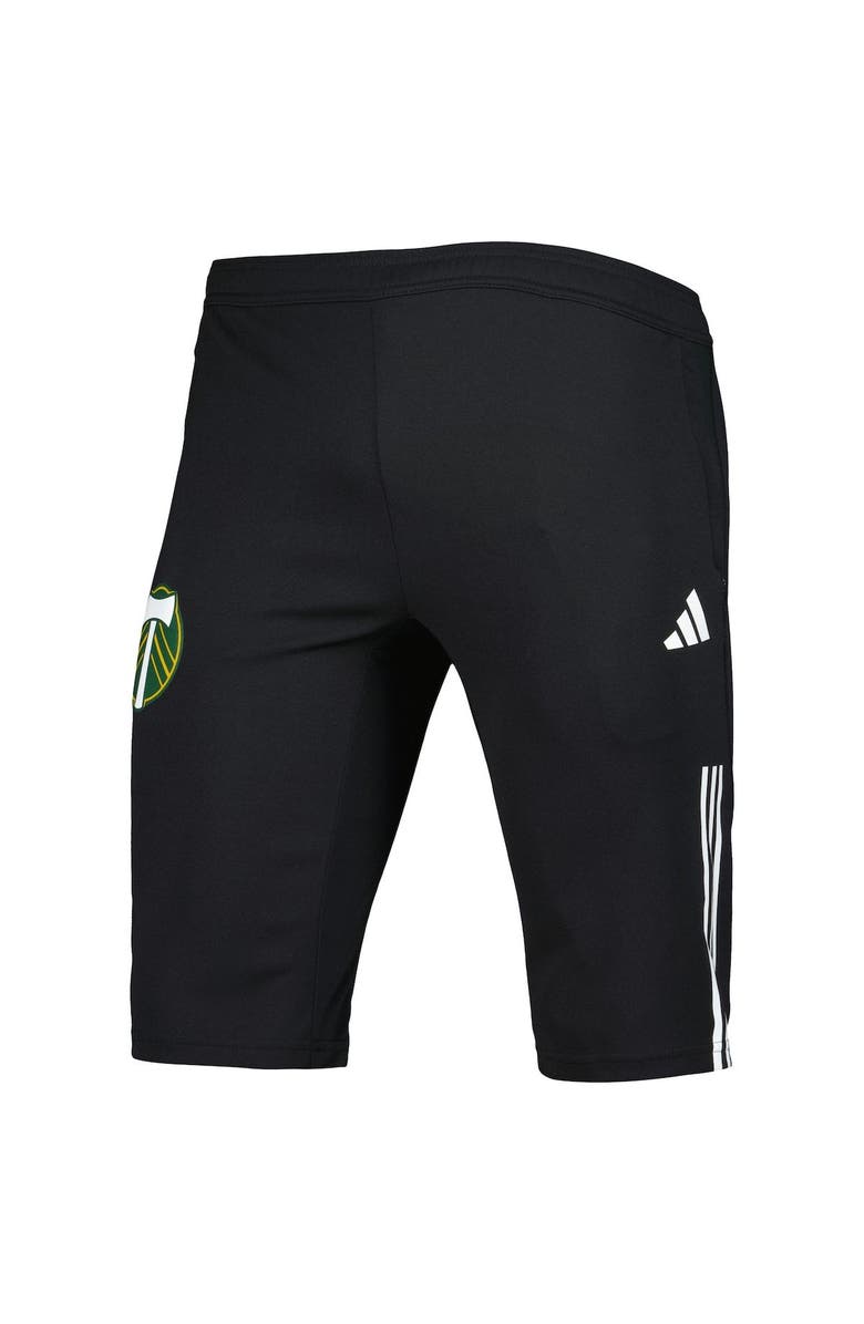 adidas Men's adidas Black Portland Timbers 2023 On-Field Training AEROREADY Half Pants, Alternate, color, Black