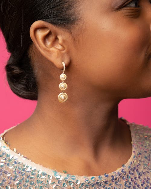 Campbell + Charlotte Evolve Chandelier Earring In Gold