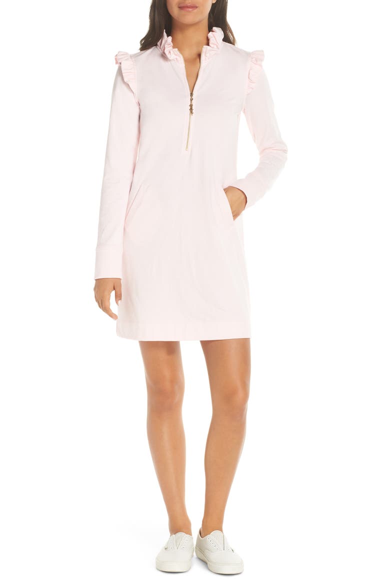 Skipper UPF 50+ Shift Dress, Alternate, color, PARADISE TINT