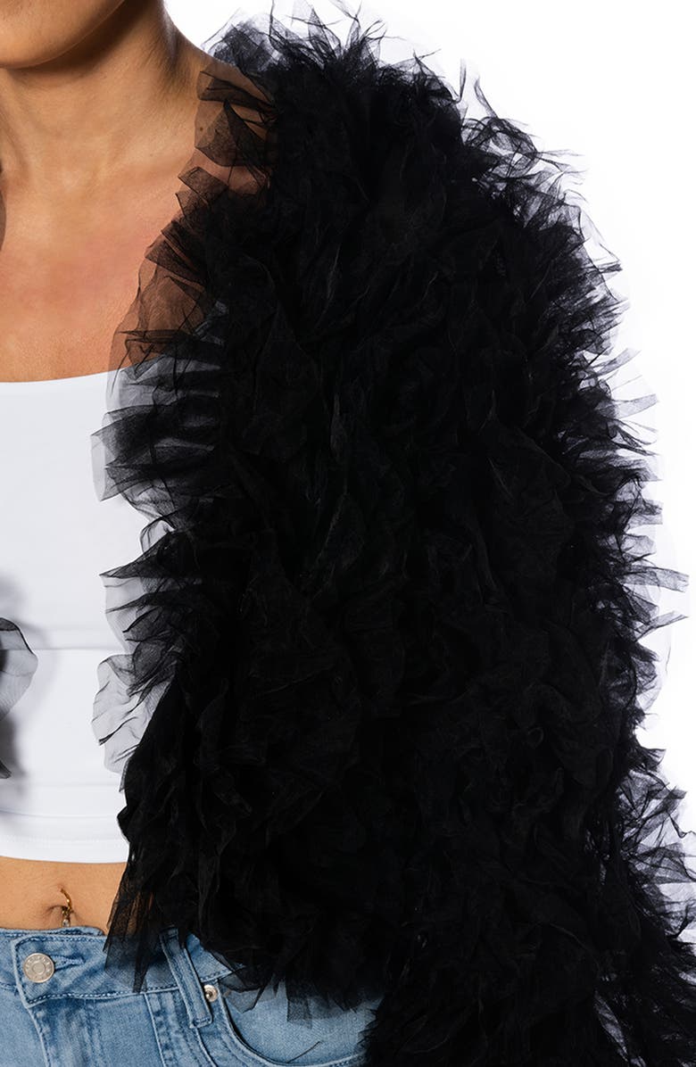 AZALEA WANG Tulle Jacket, Alternate, color,