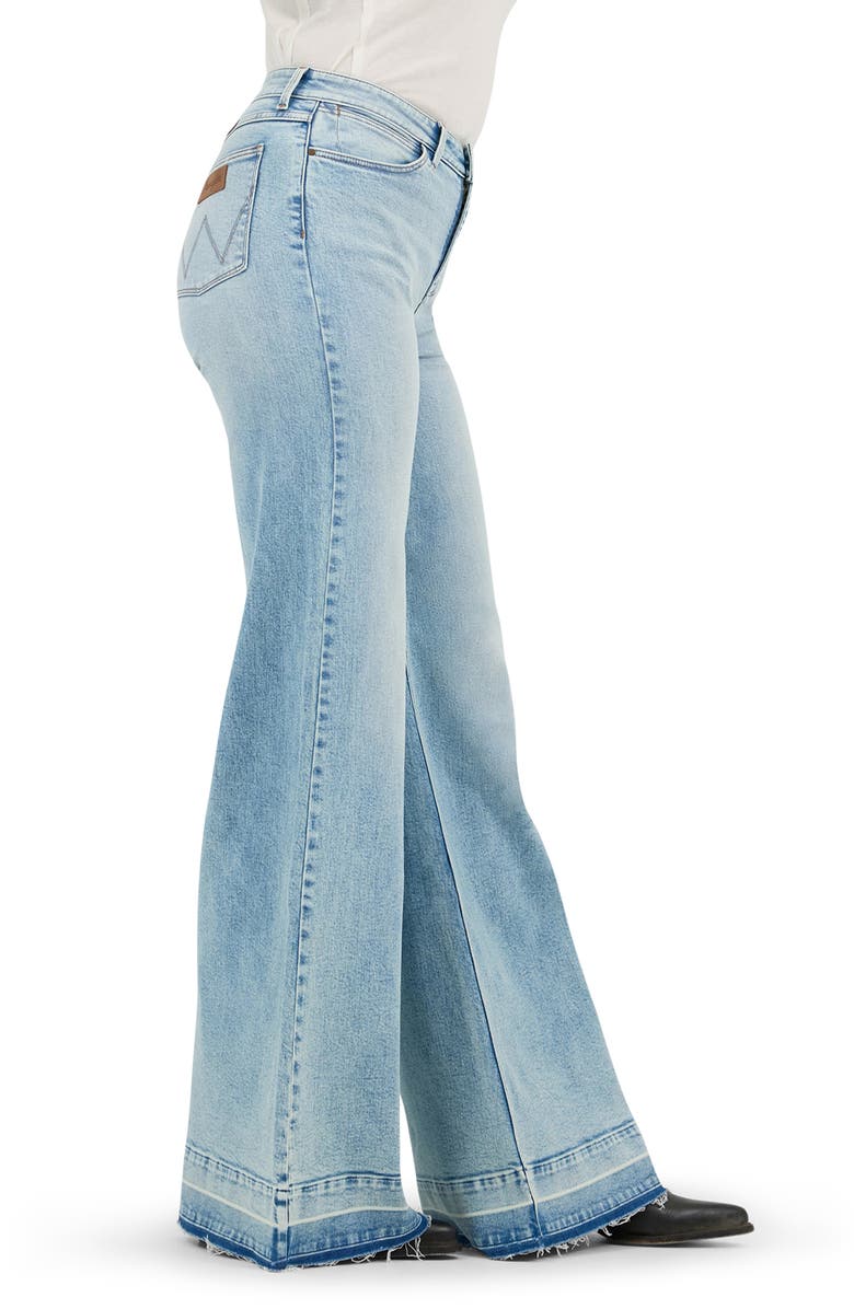 Wrangler Release Hem Wide Leg Jeans, Alternate, color, Oasis