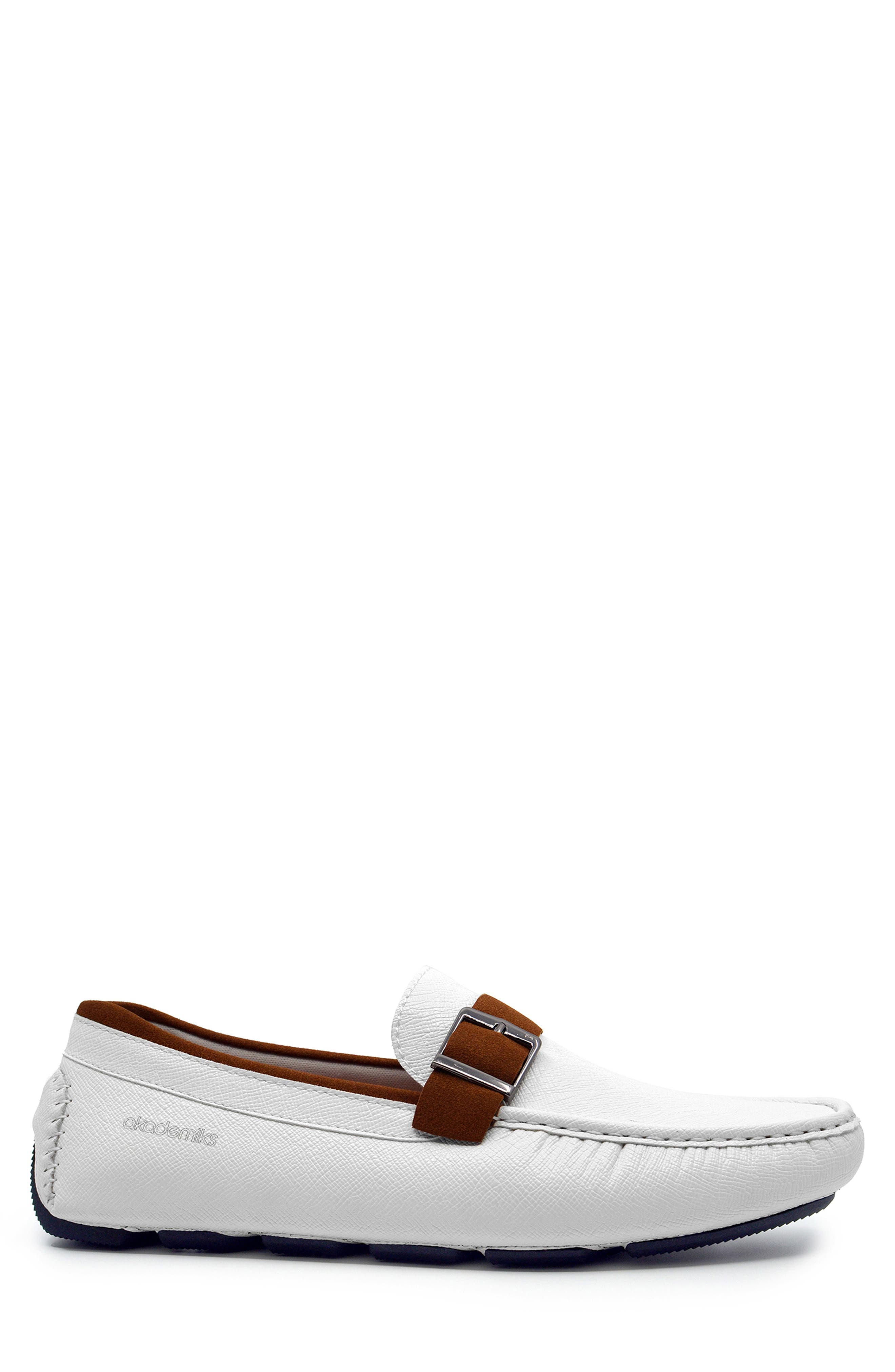 Dover Driving Loafer, Alternate, color, WHITE