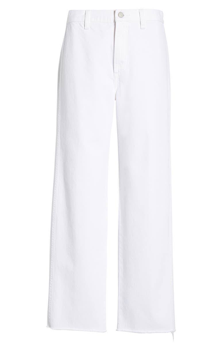 Boyish Jeans The Kirby High Waist Frayed Ankle Straight Leg Jeans, Alternate, color, 