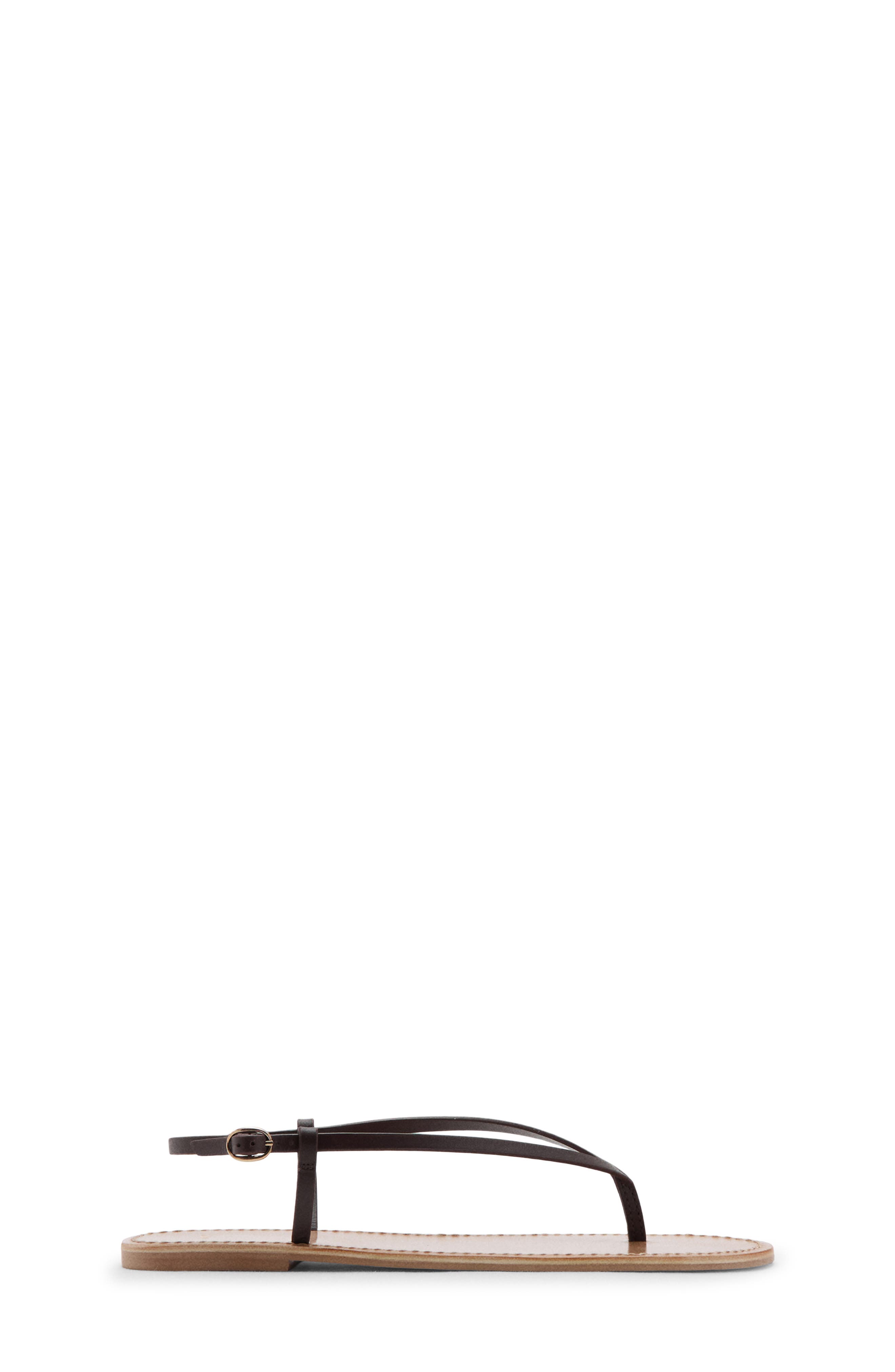 Ankle Strap Thong Sandal, Alternate, color, BURGUNDY