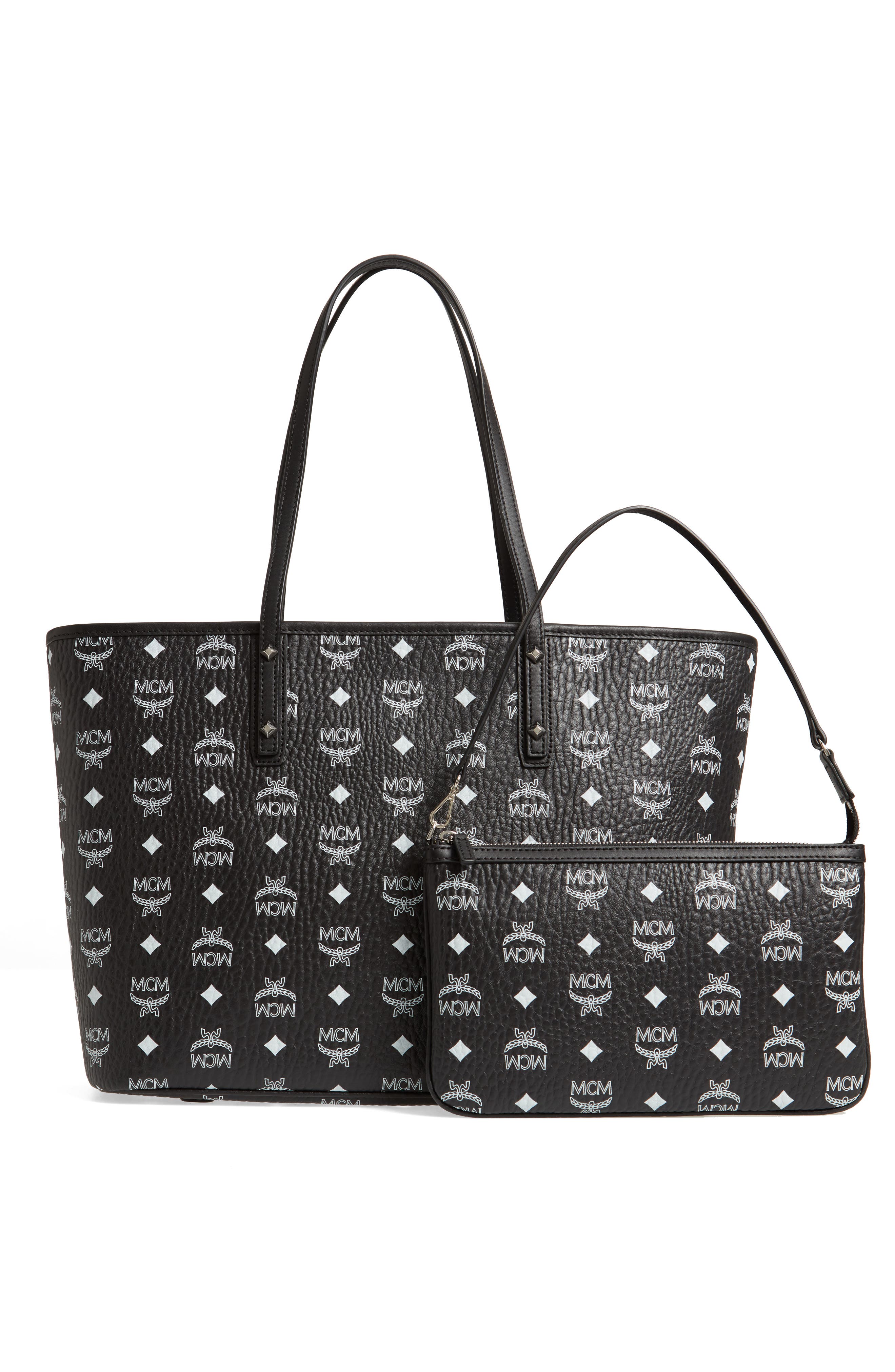 MCM Medium Anya Tote, Alternate, color, 