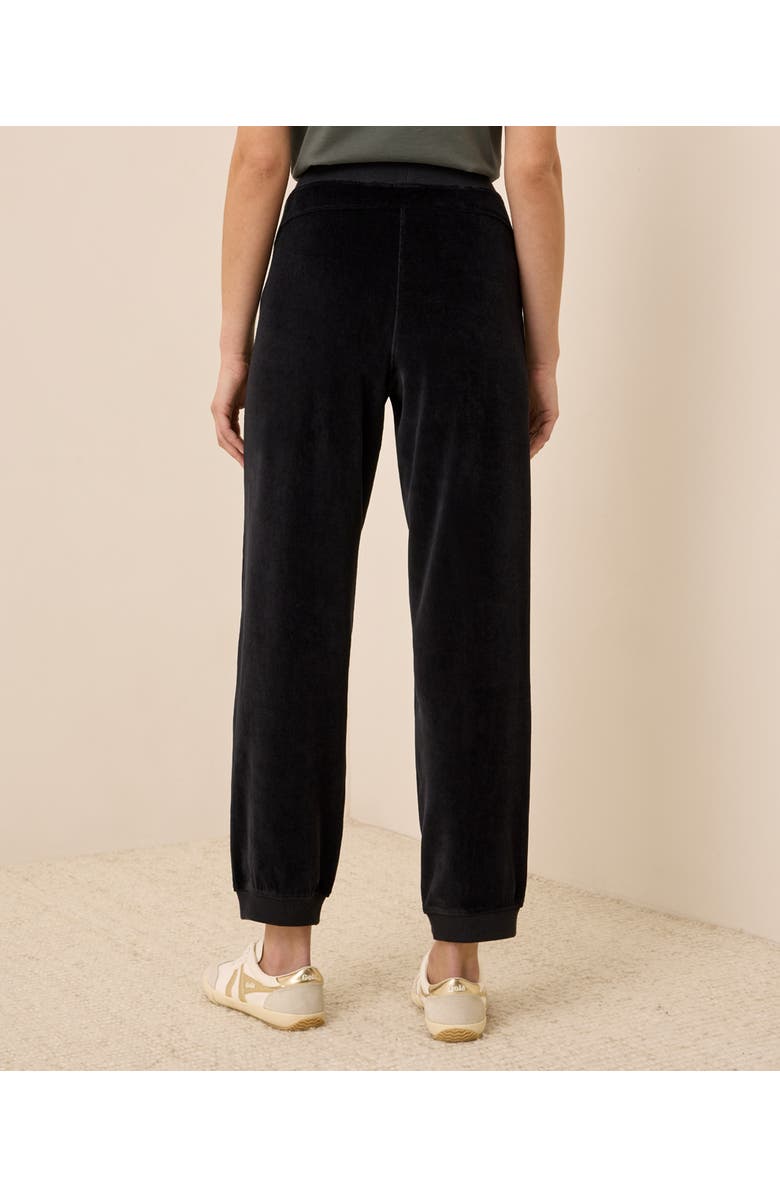 Pact Organic Cotton Pure Velour Relaxed Sweatpant, Alternate, color, Black