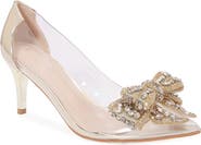 BERNESS Nala Rhinestone Clear Pump