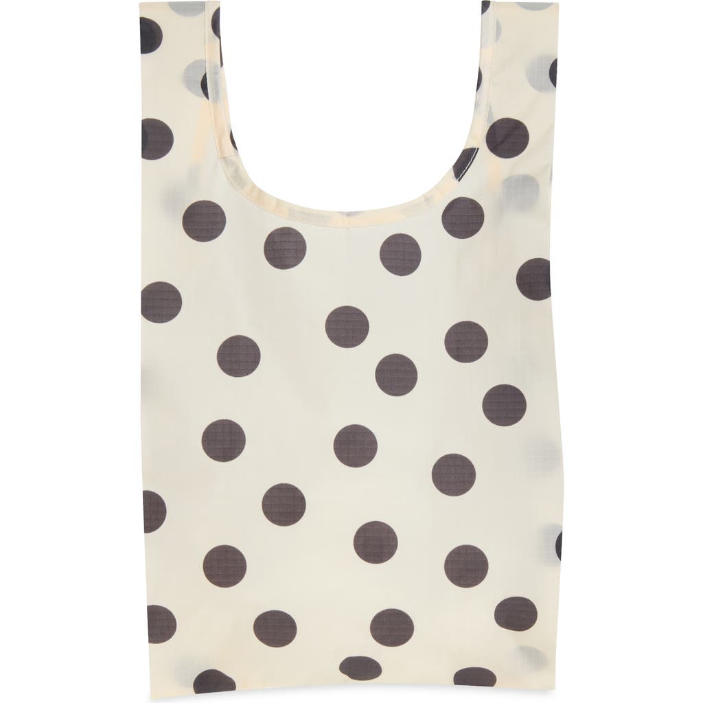Baggu Baby Bag In Cream And Black Polka Dot