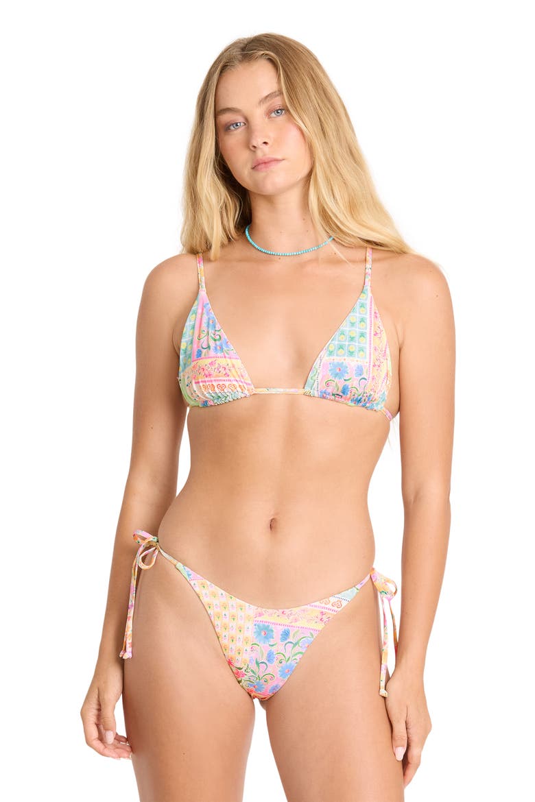 Reversible Slider Bikini Top, Alternate, color, WHITE MULTI