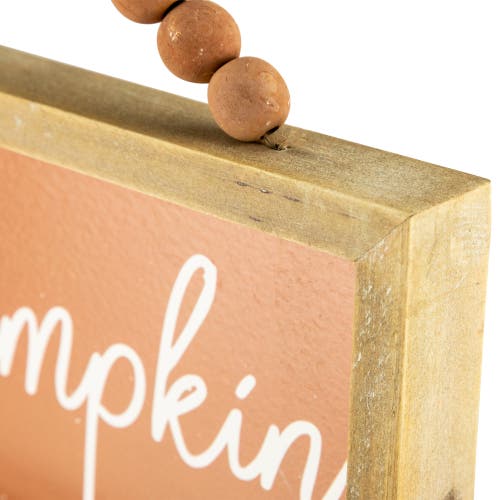 Northlight 12in Orange Hi Pumpkin Autumn Harvest Wall Sign In Multi