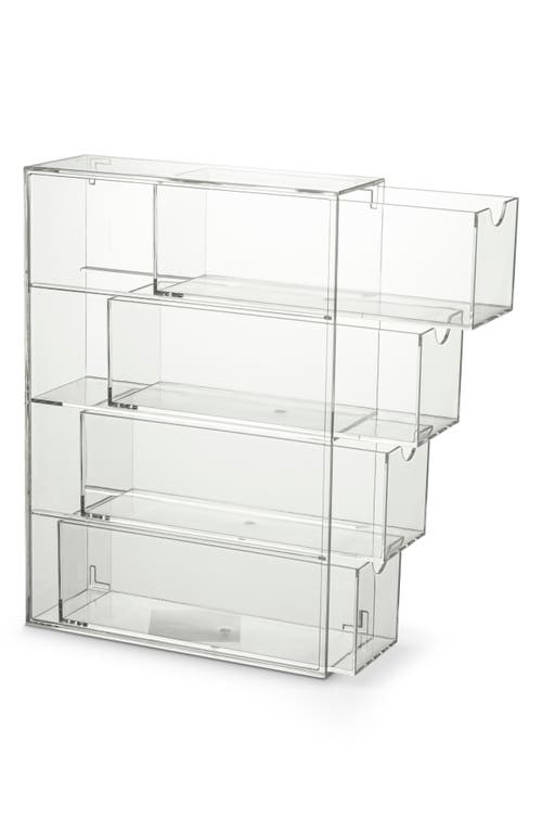 Core Home 4-drawer Sunglasses Organizer In Transparent