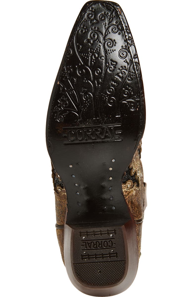 CORRAL Embellished Western Boot, Alternate, color, Brown
