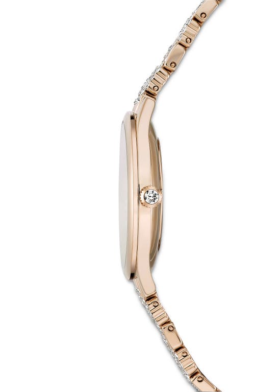 Swarovski Attract Pavé Bracelet Watch In Gold