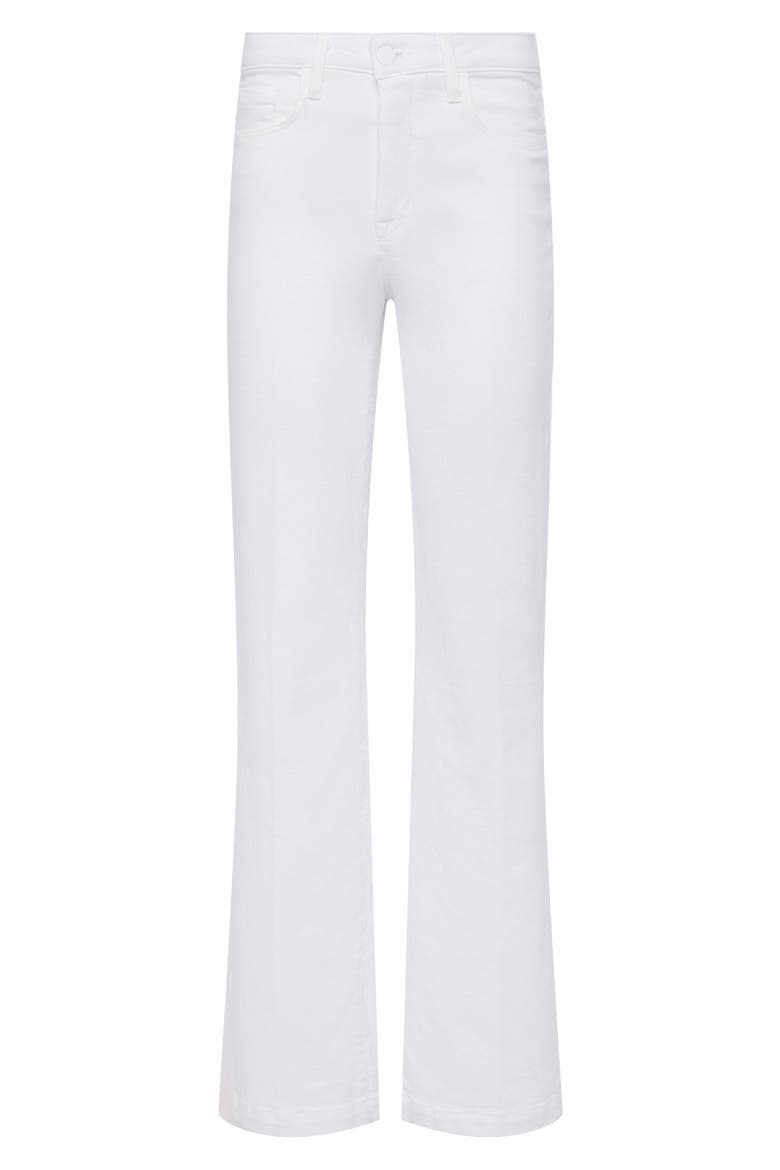 Scottie High Waist Wide Leg Jeans, Alternate, color, BLANC