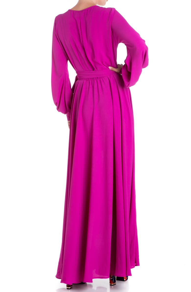 MEGHAN LA Lilypad Maxi Dress, Alternate, color, 