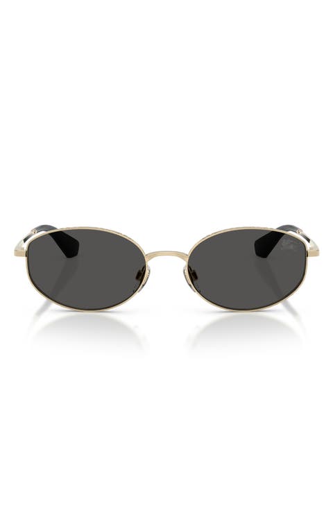 55mm Oval Sunglasses