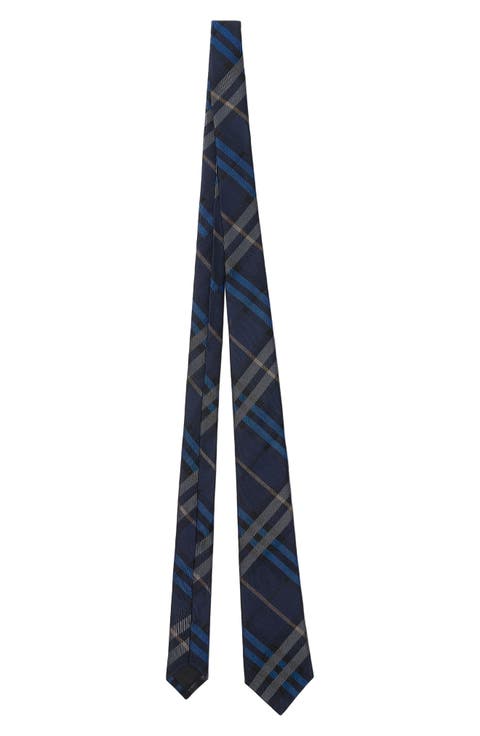 Check Silk Tie