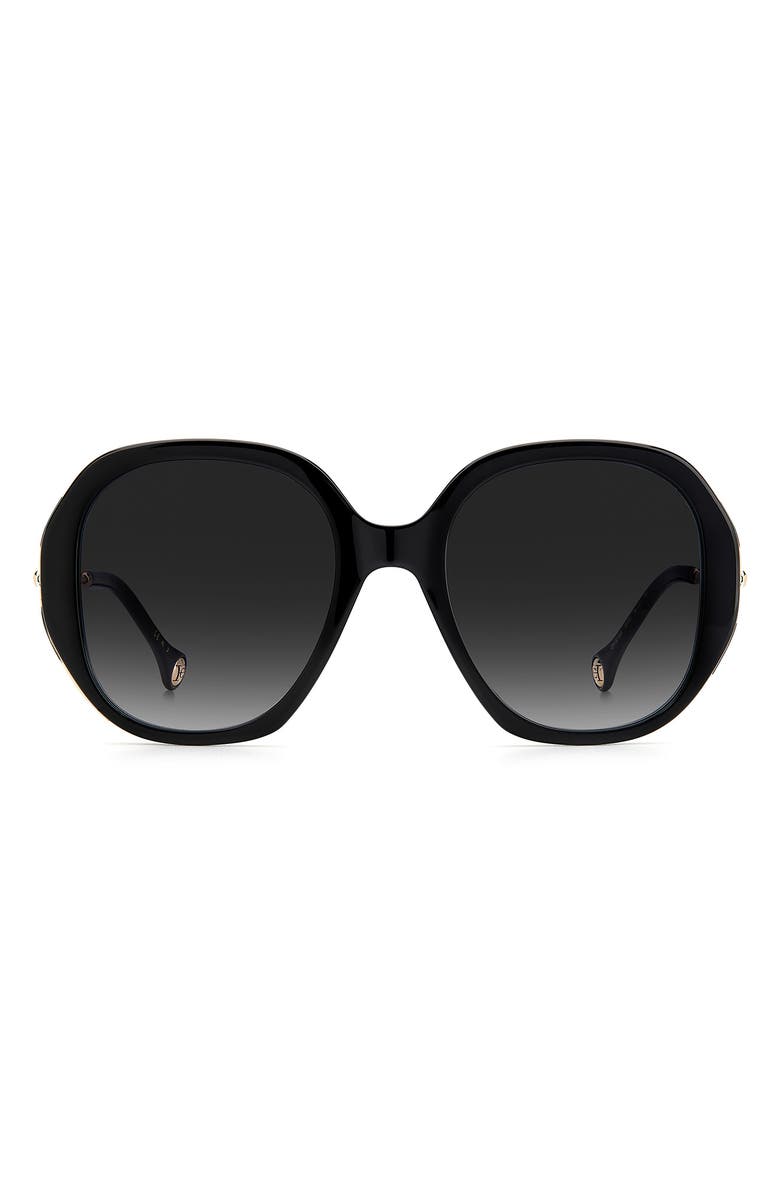Carolina Herrera Round Sunglasses, Main, color, 